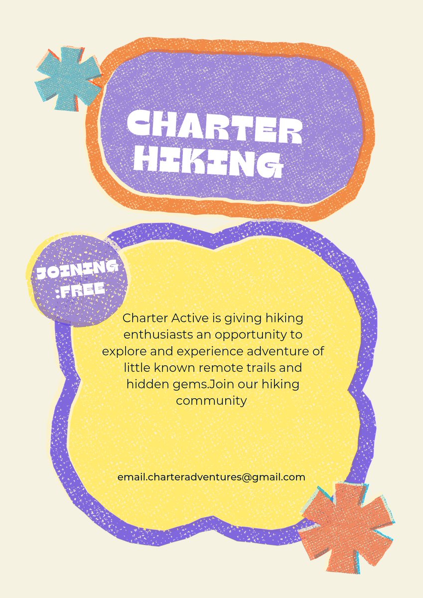 chartersights's tweet image. Ready to wander where few have walked?
Join our Hiking Club as we explore hidden trails, secret viewpoints, and untouched beauty off the beaten path. 🥾
Adventure. Discovery. Fresh air.
Come find the paths less traveled with us.  #HikeMore #ExploreHidden chat.whatsapp.com/Bje3uPvZFio2Ji…