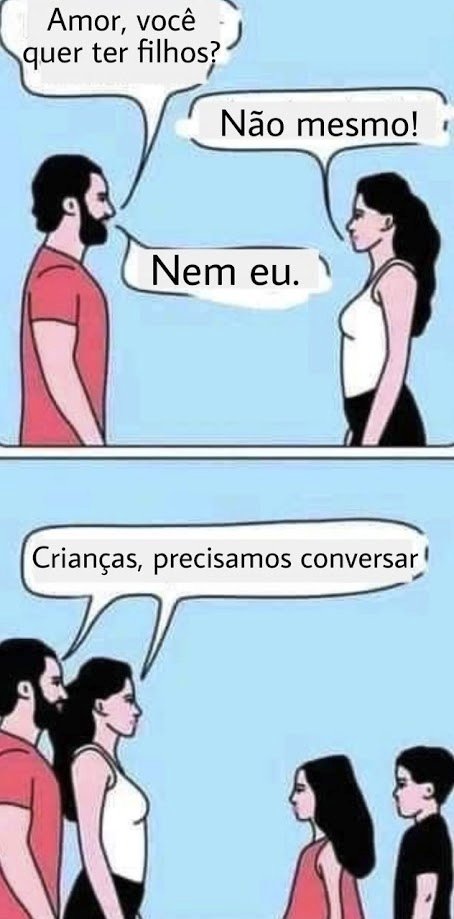 Sobra nada pras cria...