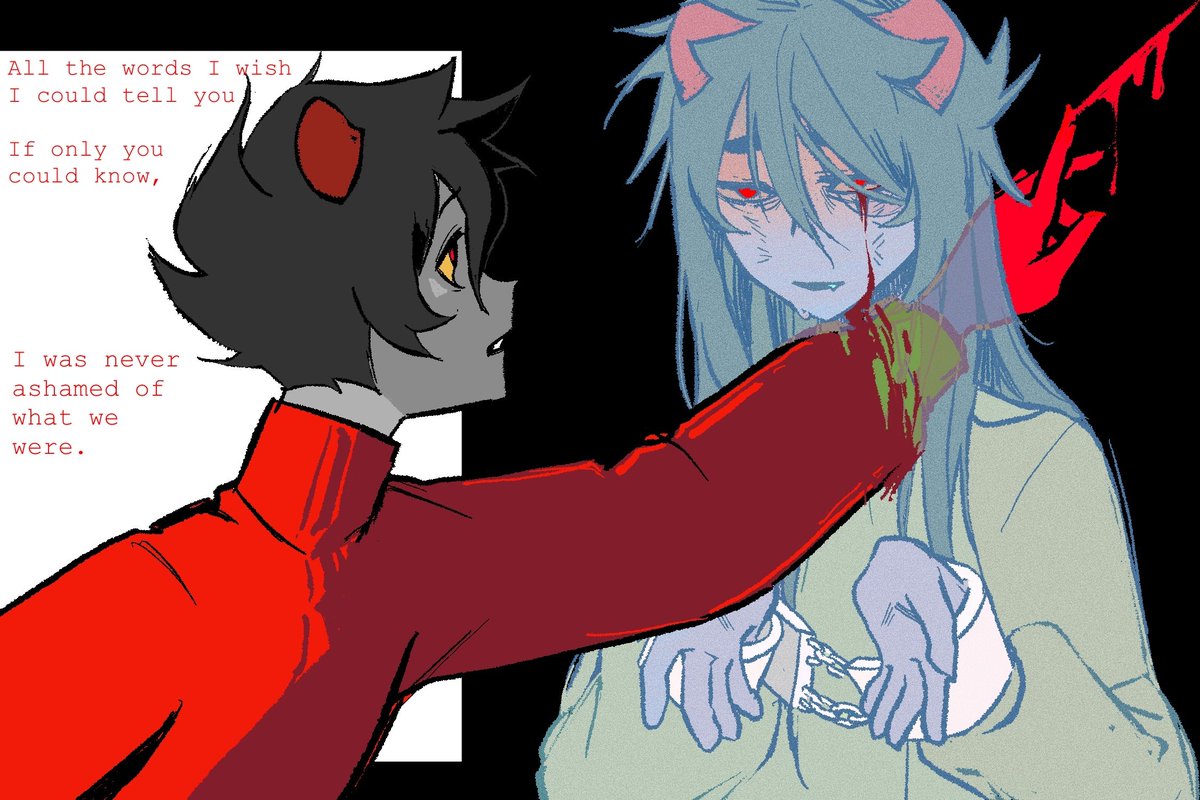 Blood of seer and a vision of the past,
If only they could meet, if only they could meet.