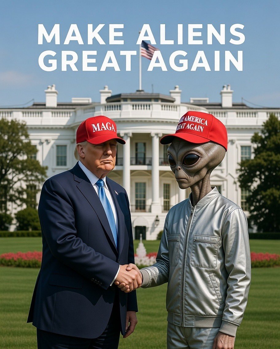 Make Aliens Great Again tweet media