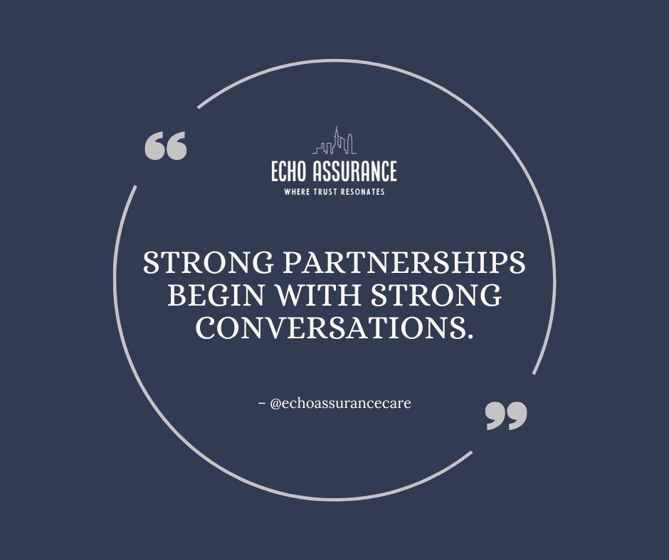 echoassurance's tweet image. 💬 Strong partnerships start with strong conversations. 🤝
DM us or call to strengthen your risk strategy &amp;amp; protection.
💡 Comment your top tip for building partnerships!
#EchoAssurance #SeniorLivingOperators #RiskManagement #BusinessProtection