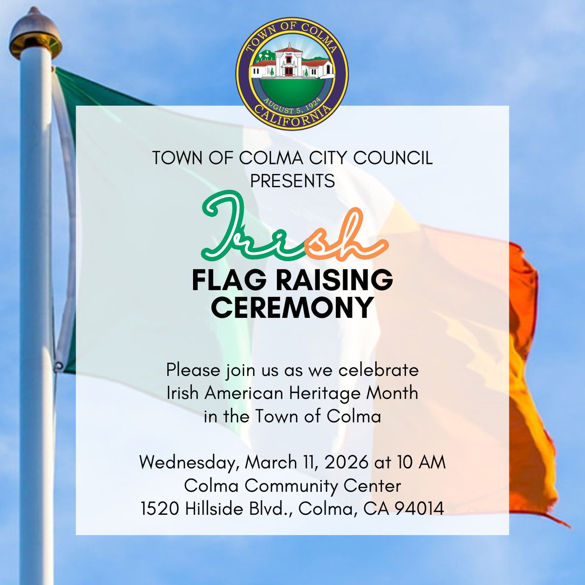 Town of Colma tweet media