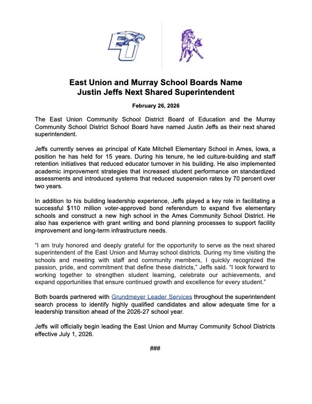 EastUnionCSD tweet media