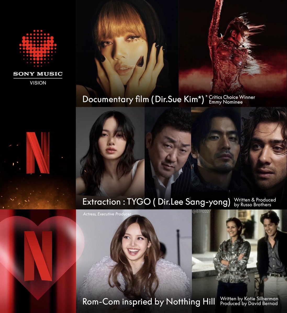 btf0327's tweet image. LISA upcoming films brochure 🎬