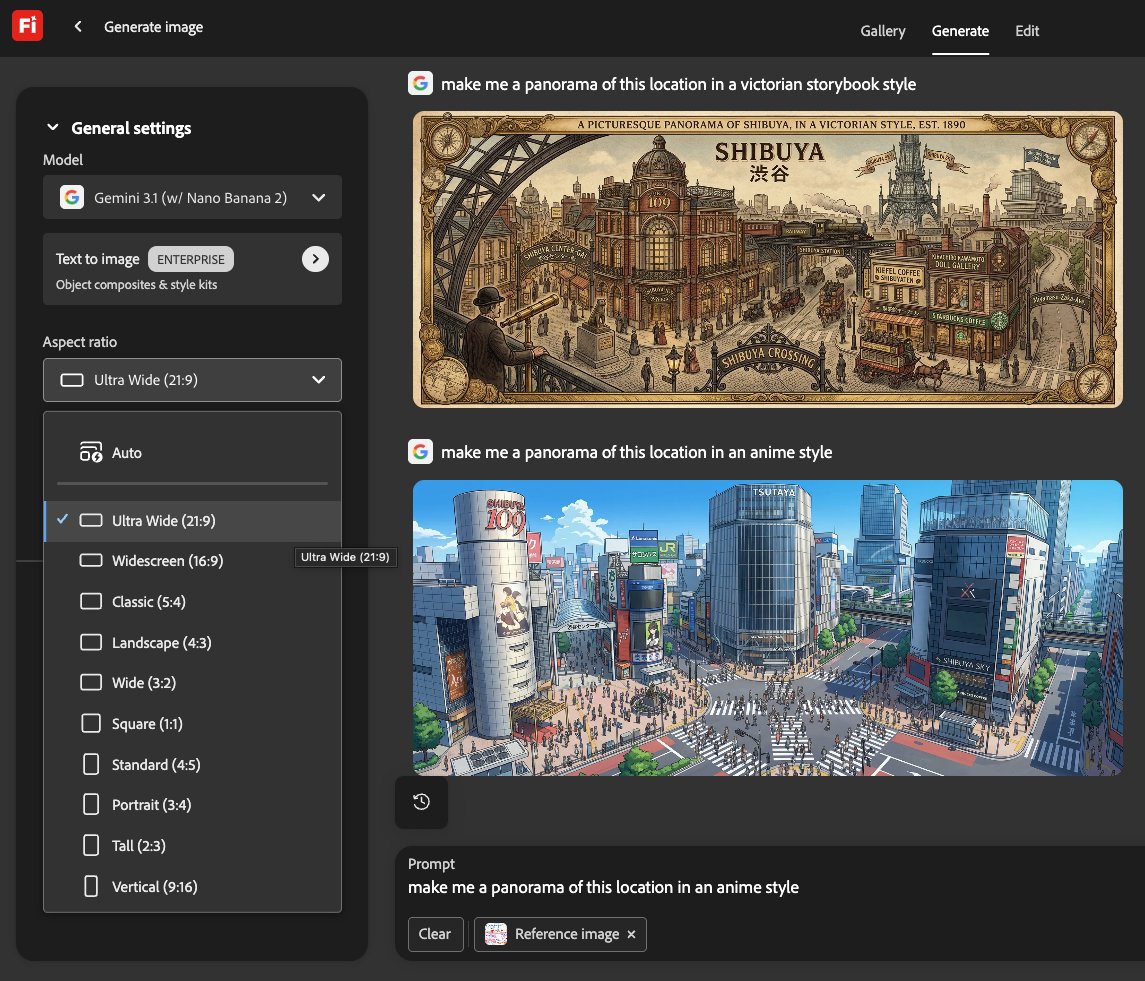 Firefly ultra-wide settings