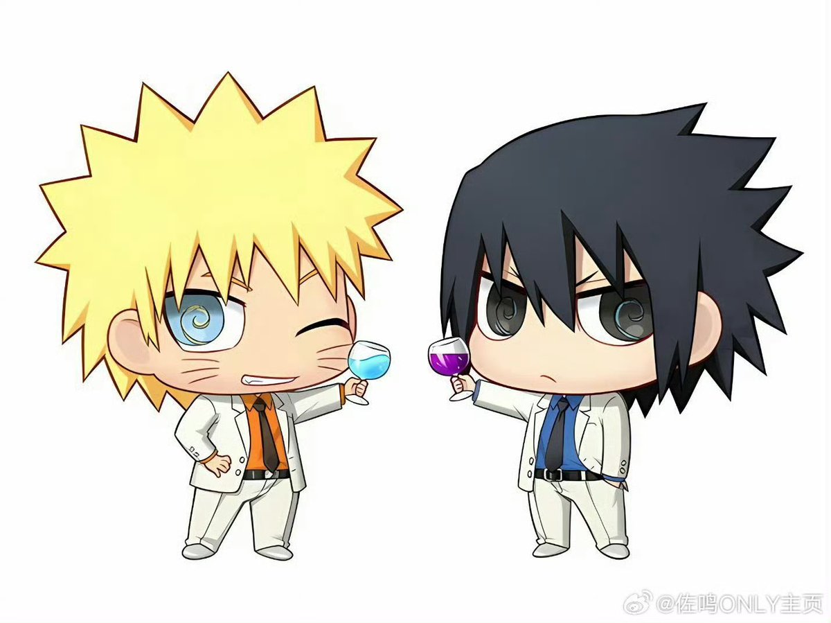 I think this looks just like SasuNaru’s wedding—they’re toasting at their reception.