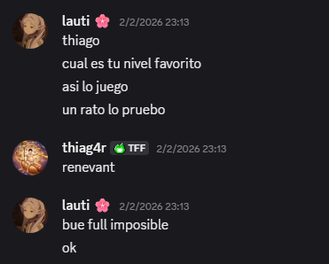 CharlieKirkGD's tweet photo. HILO DE PROGRESOS EN RENEVANT

Los q me conocen saben que empecé a jugar esto como mi primer nivel de lista, asi q se me ocurrio hacer un hilo para ir actualizando mis progresos, los que me vayan apoyando se van a llevar una dedicatoria jaksdj

Todo esto empezo por este mensaje: https://t.co/sVIiKEUiX9