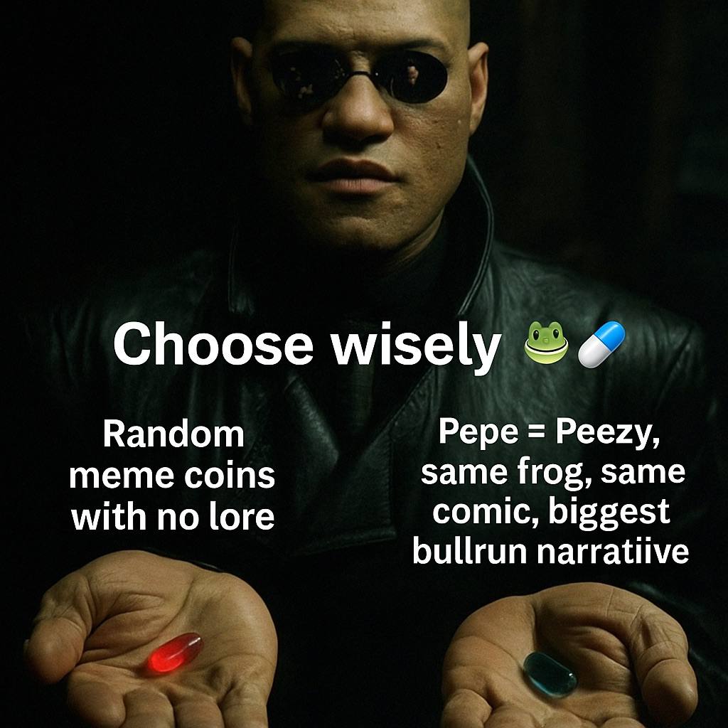 YoungPeezy_Pepe's tweet photo. There is no limit.
$PEEZY = $PEPE
#memecoin1000x #frogszn #baseOG
🐸🟦🎤 https://t.co/P04KFZyWIo