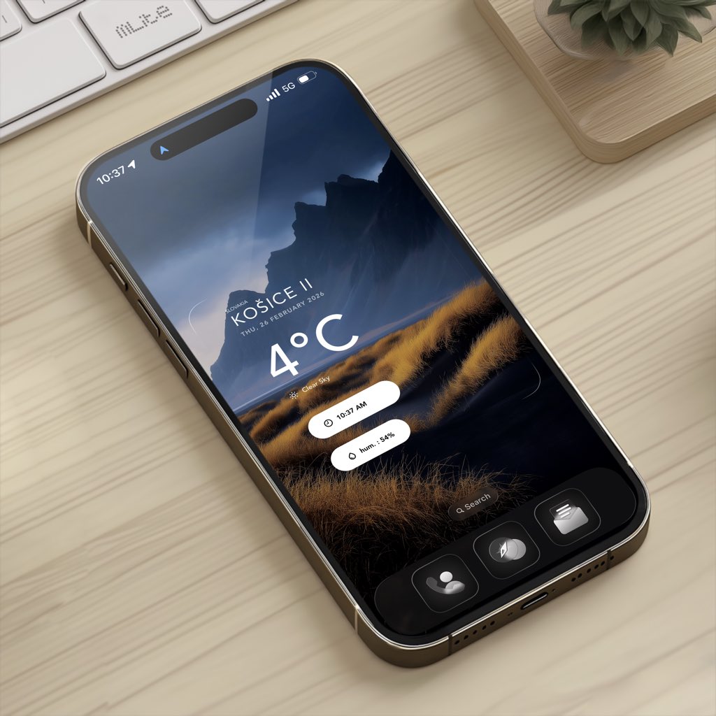 21MaRcO12's tweet image. iOS homescreen setup 

Used:
Widgets: Minimal iOS widget for widgy
Icons: Blacier iOS icons pack
Widgy app

Download links on widget and icon pack in my BIO

#widgy #ios #widget #ioshomescreen #customization