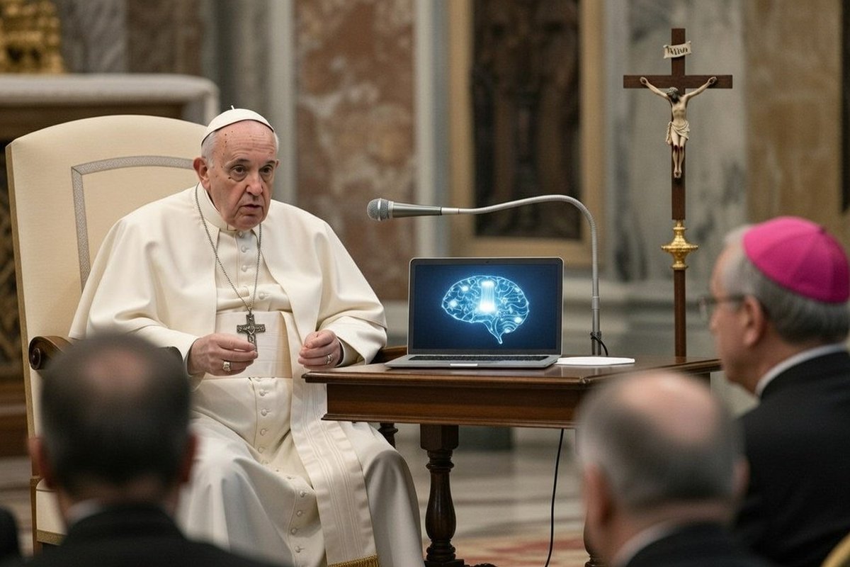 Religión vs IA: El Papa pide a los sacerdotes no usar IA para escribir sermones - la fe no la genera un algoritmo