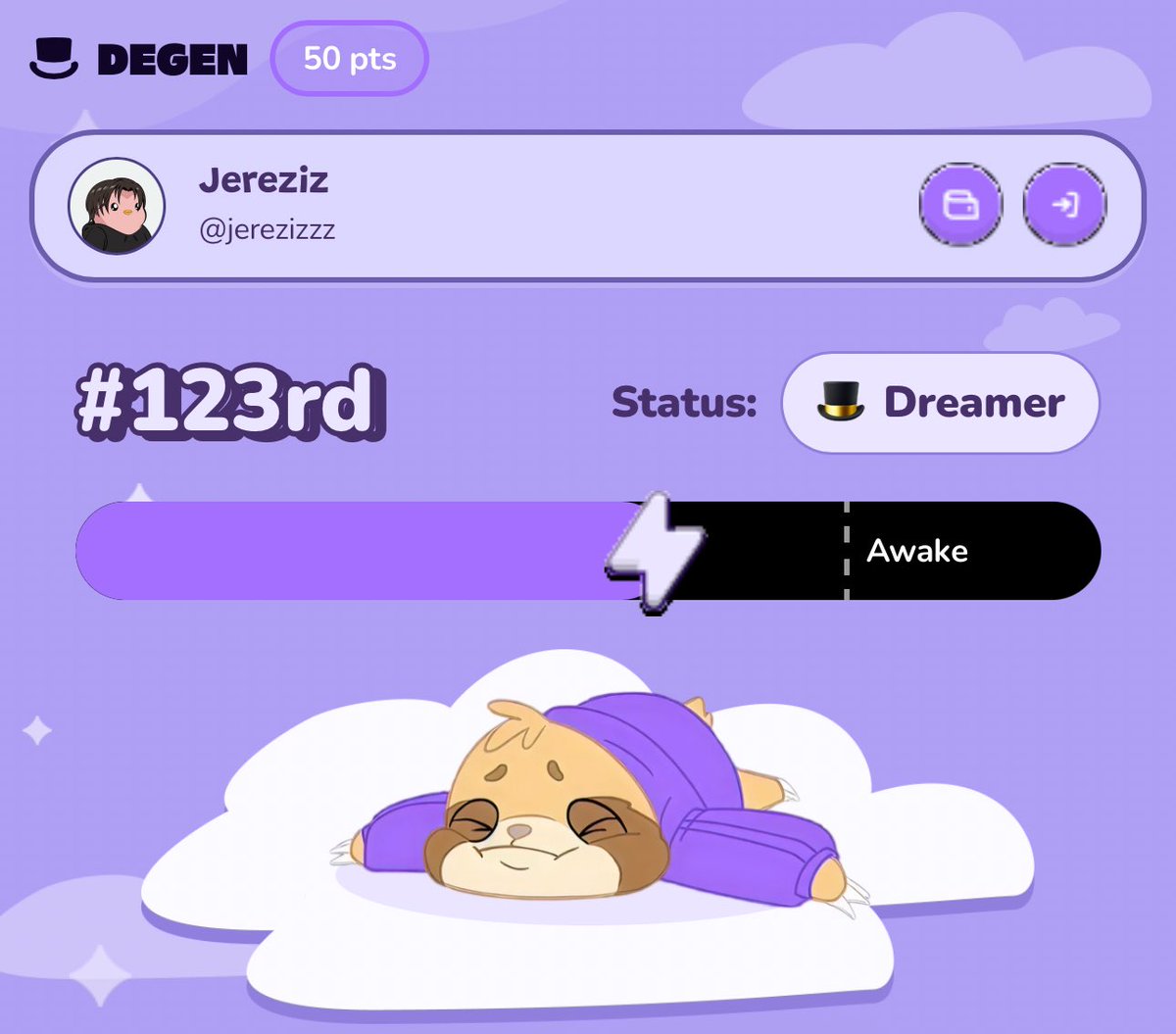 Be Degen...

Supply: 777
Price: FREE mint

Base native meme token

More to be unveiled