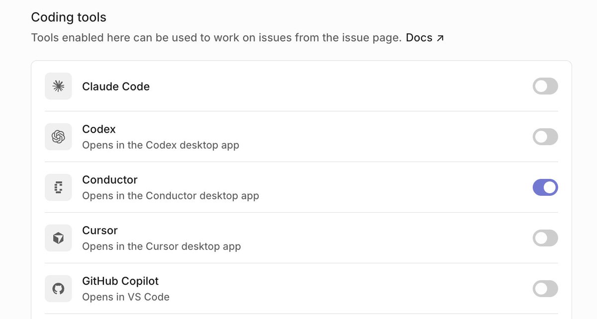 Conductor tweet media