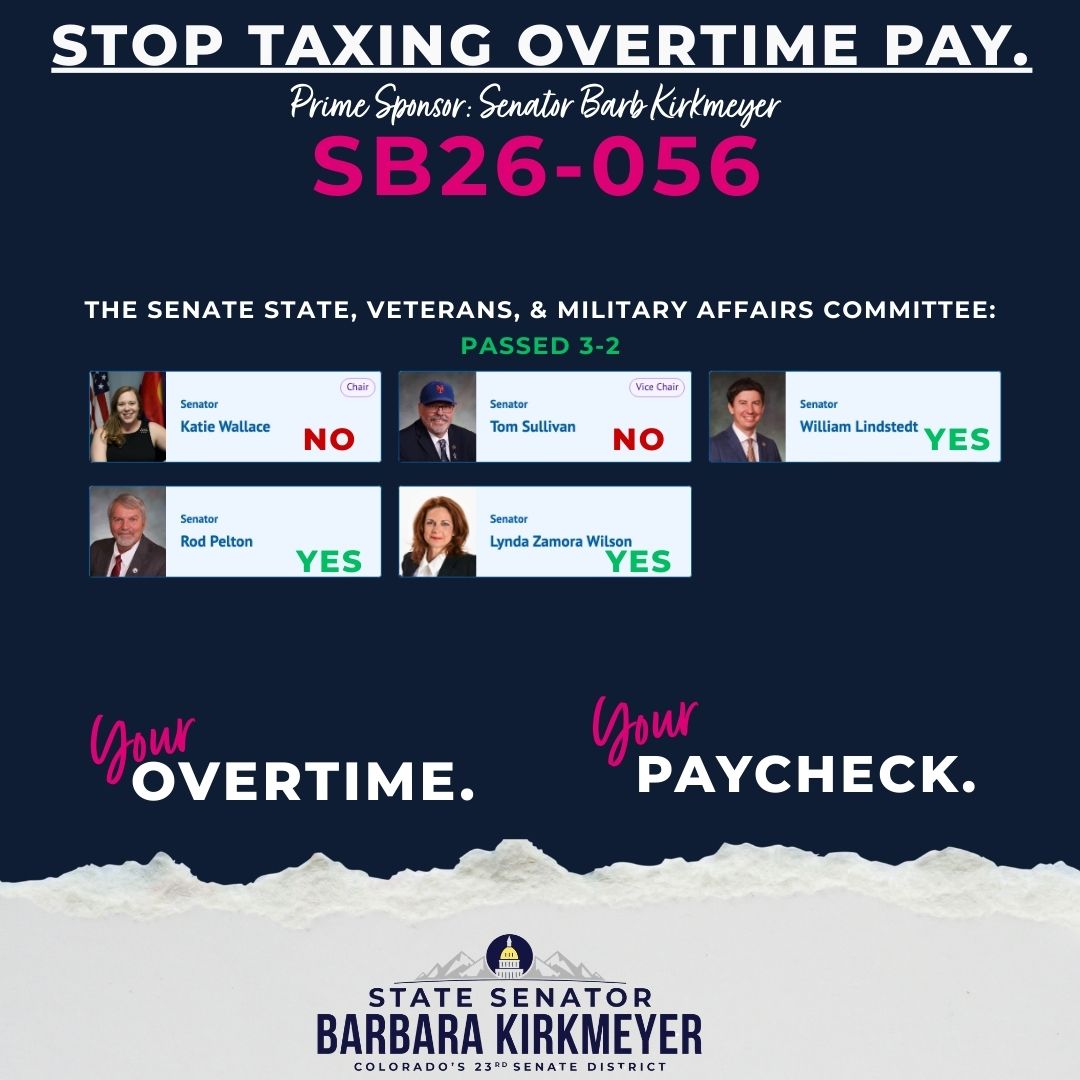 Senator Barbara Kirkmeyer tweet media