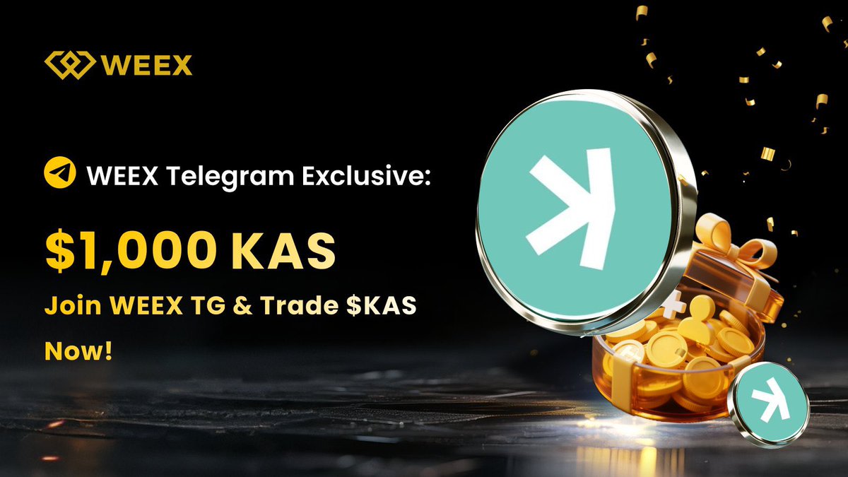 Dappstar_M's tweet image. 🚀 The $KAS Trading Frenzy Starts Now! 🎉
Join the WEEX Telegram community and grab your share of a 1,000 USDT prize pool! 🎁

#weextrading #alpaca #helevier #SWCH #viratkohliretirement #moqeel #BBB25  #LoveIsland #FIFACWC #SB19 #BLACKPINK