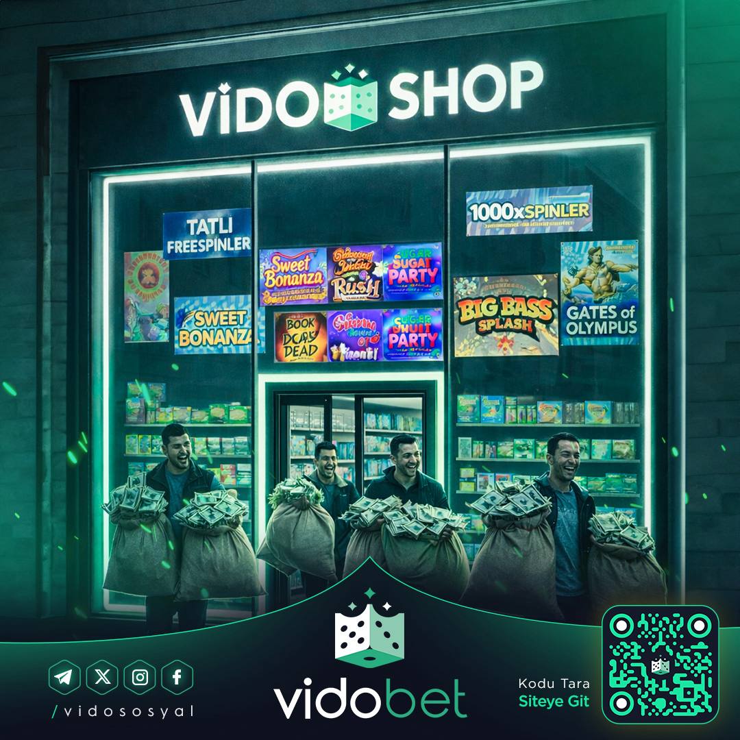 VidoResmi's tweet photo. 🎉 VİDO MAĞAZAMIZA DAVETLİSİNİZ !

💰 Sende kazancını artırmak ve yeni fırsatlar keşfetmek istiyorsan Vidobet'i ziyaret et https://t.co/4UJteOhpLJ