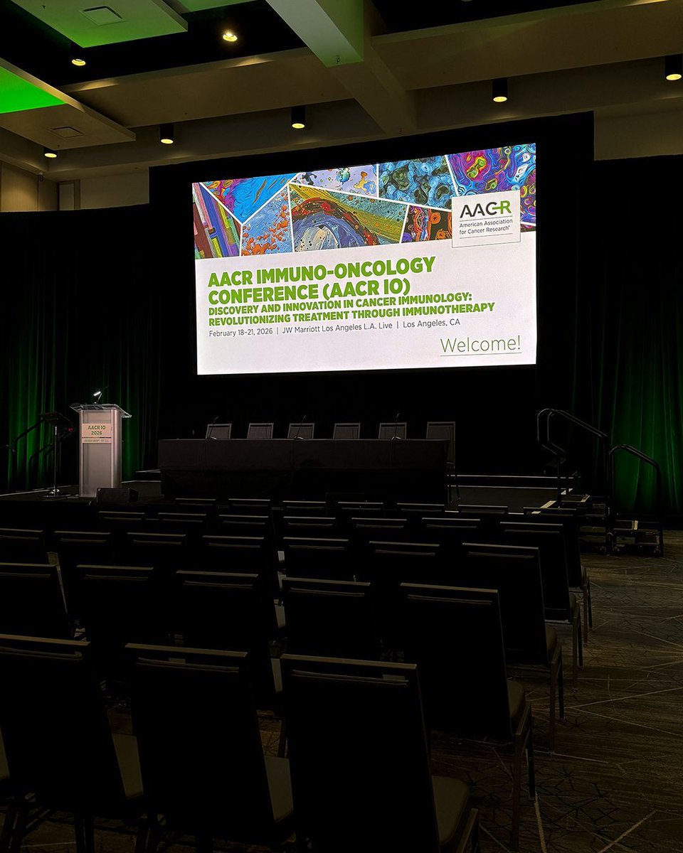 ReactionAV's tweet image. AACR IO 2026 demanded precision across every room. Main stage built for clear sightlines, high-res content, and balanced lighting for live + video. Breakouts matched with consistent audio, display, and lighting. 🎛️📺🔊 #CorporateEvents #AV #EventProduction #LiveEvents #EventPros
