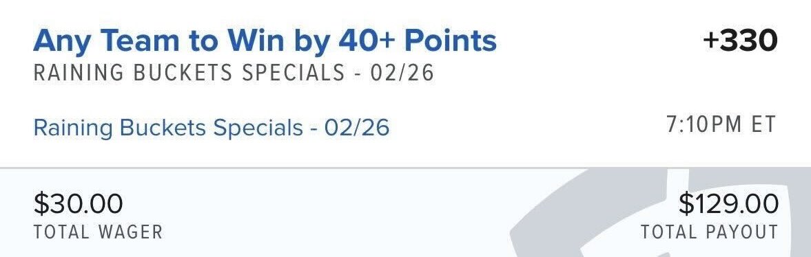 CodyBrownBets's tweet photo. We cashed one of these FanDuel specials at +440 last week. I love this one tonight…

🔗 Tail here: https://t.co/KxrGVcJqBY

👉🏼 Three games with 10+ point spreads
👉🏼 Bottom 4 teams in both conferences playing
👉🏼 9 of the 10 teams to lose by 40+ this season playing

21+ only. https://t.co/lvxrkaZujC