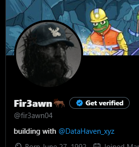 fir3awn04's tweet photo. Just updated my PFP 🧢📷 Proud to be part of Camp Haven—a community built on creativity, collaboration, and pushing ideas forward together.
@DataHaven_xyz https://t.co/m4SmrQUBOD