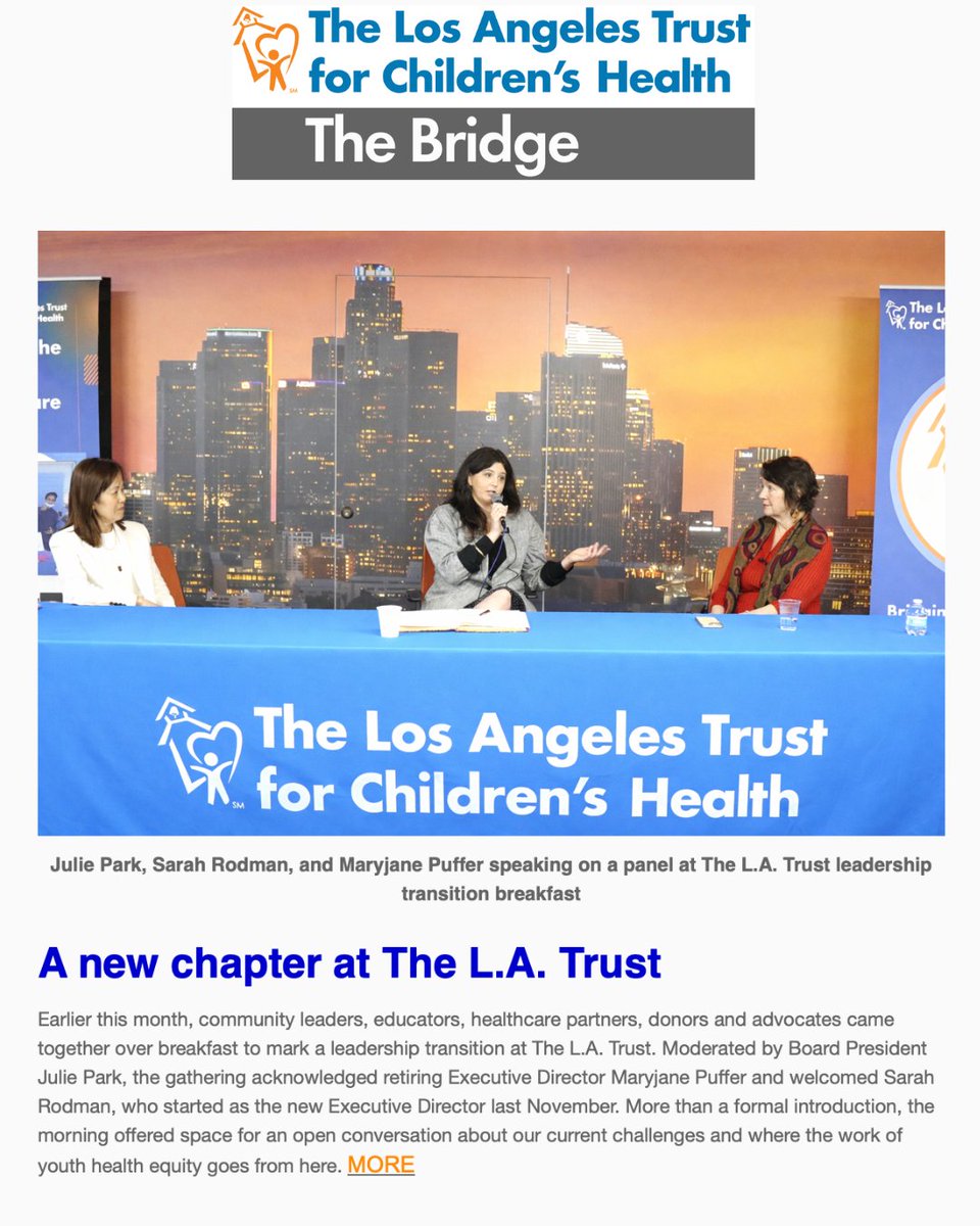 The Los Angeles Trust for Children's Health tweet media
