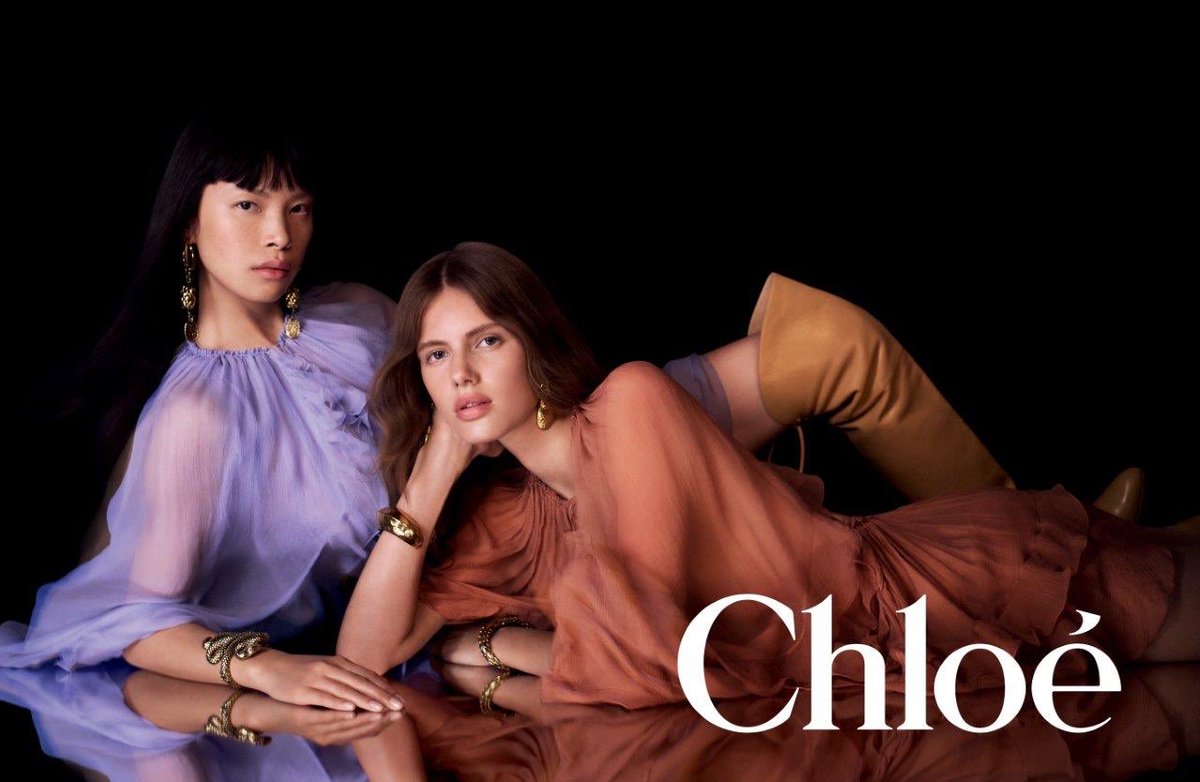 wishingbow's tweet photo. Chloé fall &amp; winter 2024 ad campaign designed by Chloé’s creative director Chemena Kamali https://t.co/mA5nZwy0pi