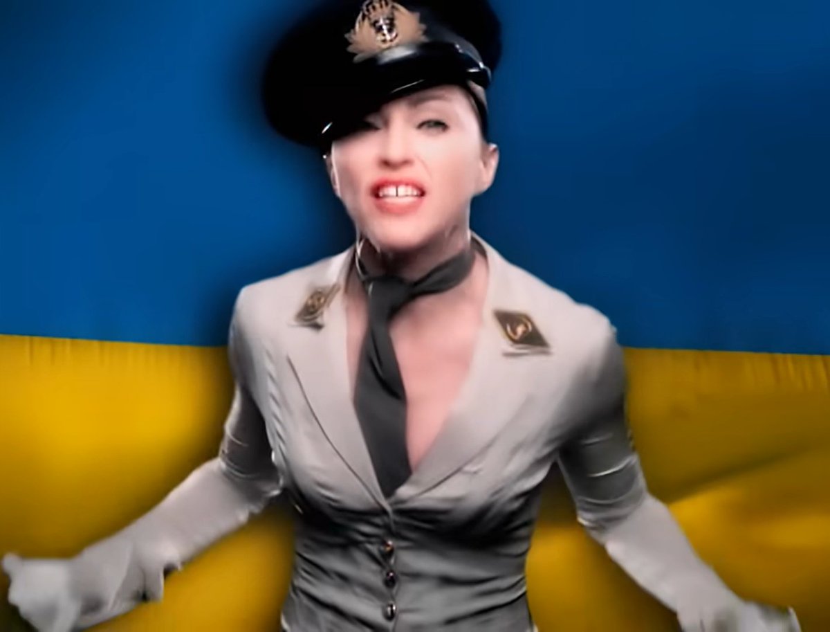 як ви смієте писати шо мадонна не за нас