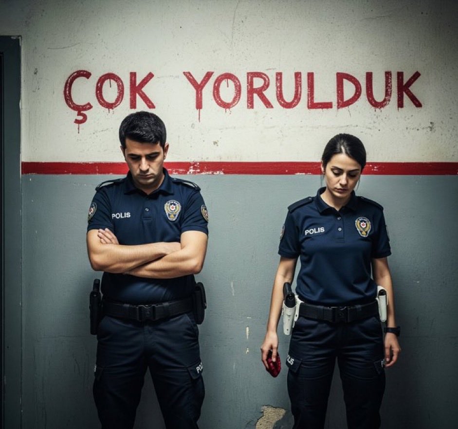 1 yılda
85 doktor intihar etseydi
yer yerinden oynardı

1 yılda
85 öğretmen intihar etseydi
yer yerinden oynardı

2025 yılında Türkiye’de
85 POLİS İNTİHAR ETTİ
kimsenin kılı kıpırdamadı

350 bin Polis
yıllardır çile çekiyor

Umutlar sizde <a href="/mustafaciftcitr/">Mustafa ÇİFTÇİ</a>

#PolisinSabrıTükendi 🇹🇷