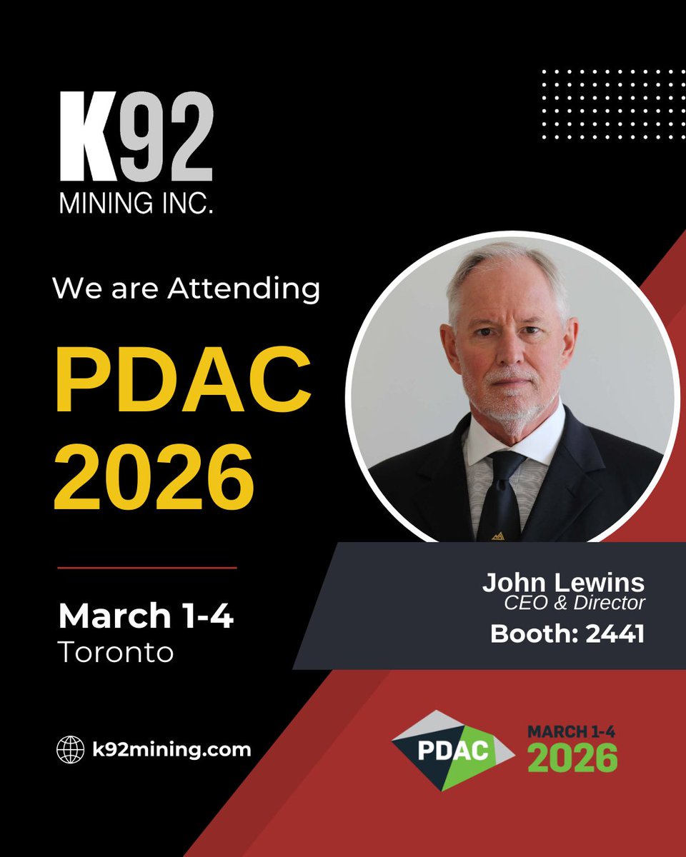 K92 Mining Inc. (KNT:TSX, KNTNF:OTCQX) tweet media