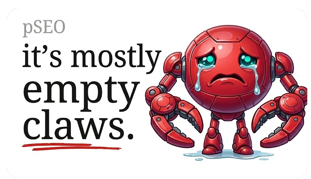 SEO TIP

Tread cautiously using automated programmatic SEO tools like Outrank, Flint or OpenClaw.

These could NUKE your business overnight and you won't be able to recover. 

Here's how to safely do content at Scale 🧵: