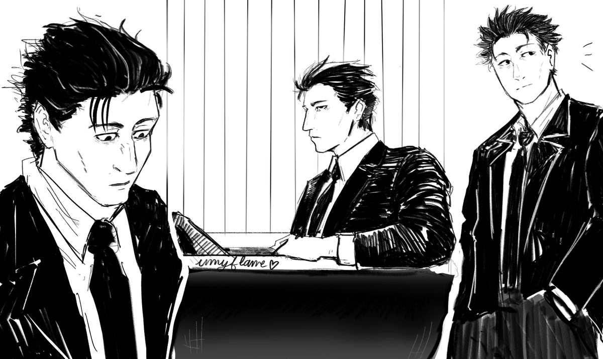 I like men in suits, but hate drawing them ¯\_(ツ)_/¯
#higuruma #JujutsuKaisen #呪術廻戦  #fanart