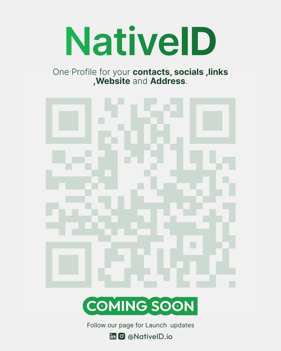 NativeID01's tweet photo. It is on the way now!!!!

A simpler way to share who you are and how people can reach you is goinglive on https://t.co/e1cvOT9xvh

#nativeid 
#verifiedidentity 
#onlineidentity https://t.co/KoKixylIuX