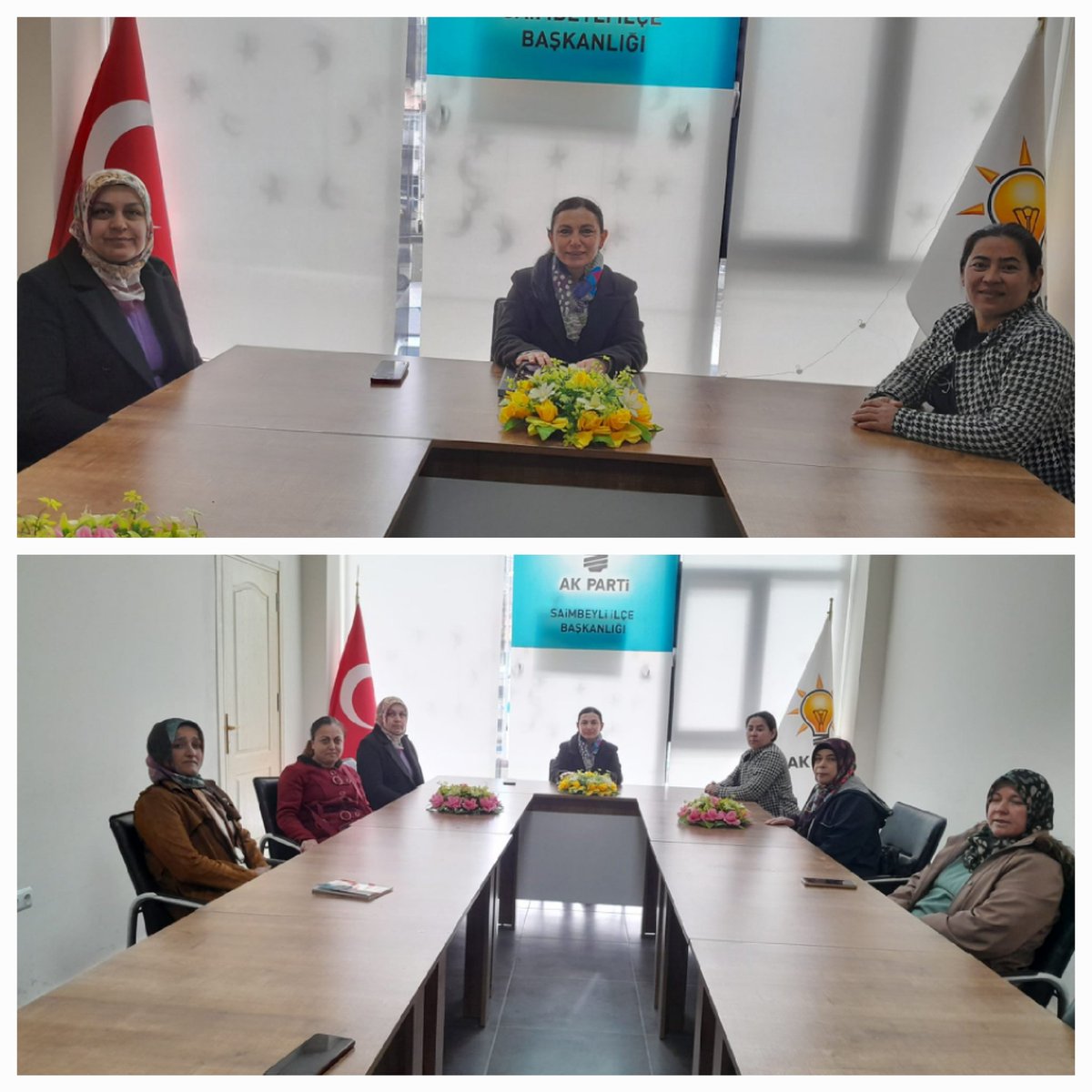 Haftalık Olağan Yönetim ve Yürütme Kurulu Toplantımızı ilçe Kadın Kolları Başkanımız sayın Aysel YAKAR başkanlığında gerçekleştirdik.
Toplantımız hayırlara vesile olsun  inşallah.
#SevdamizSaimbeyli 
<a href="/tugbaisikercan/">Tuğba IŞIK ERCAN</a> @tamerdagli01 @hacersoylemez01 @ademuyank @bekir.kekec_01