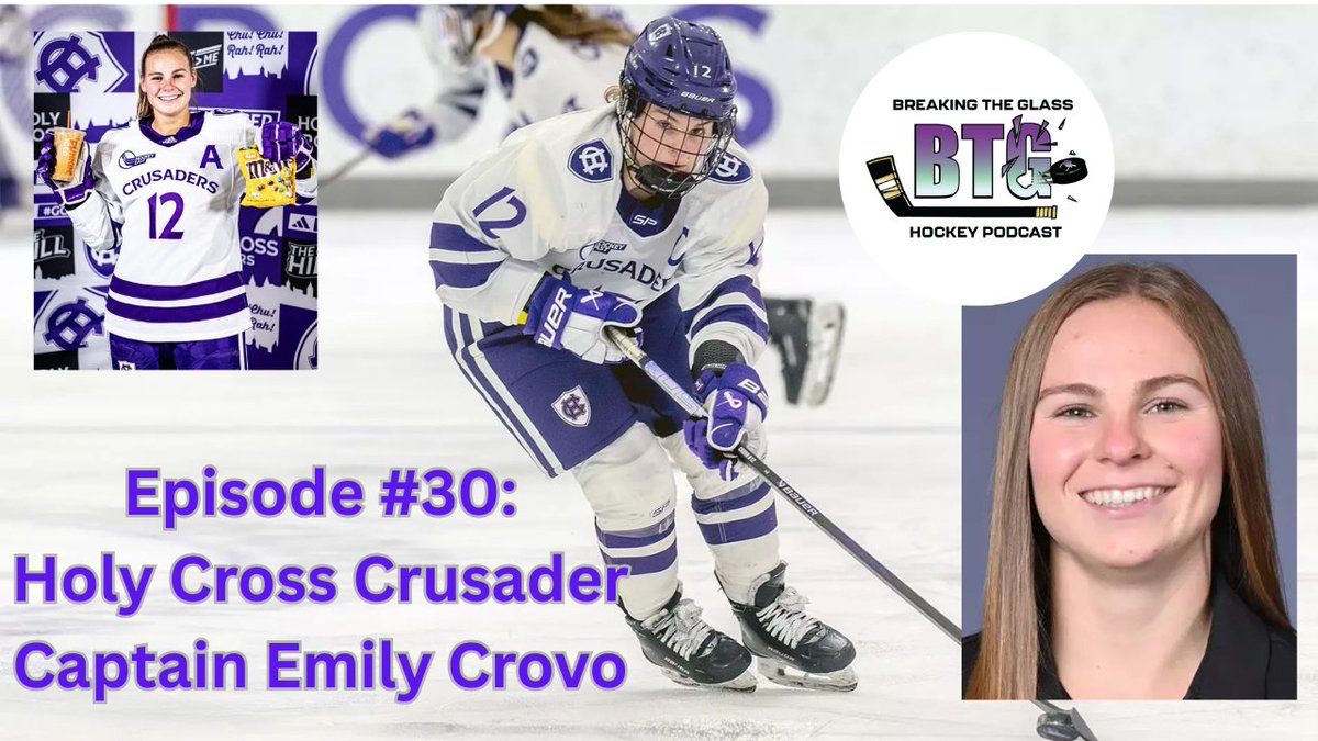 BTGHockeyPod's tweet photo. 🚨New Podcast Alert 🚨
On the latest episode, we sat down with @CrovoEmily to talk @HCrossWHockey and @hockey_east playoffs. Available now on all platforms! @Abrow28 @LLundrigan @NCAAIceHockey 

https://t.co/PnQh4FRqmQ https://t.co/ttKyH91Soo