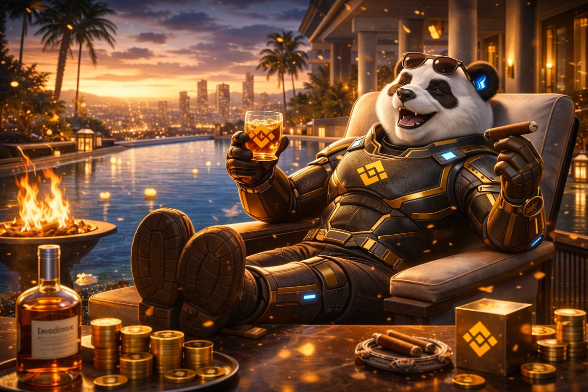 Hard work paid off. 🐼✨

Now it’s time to enjoy the view. 🌇🥃
Calm mind. Strong network.
Built on vision. Powered by BNB. 💛
Success isn’t rushed.
It’s earned. 🚀 

#BNB #PANDAI #AI