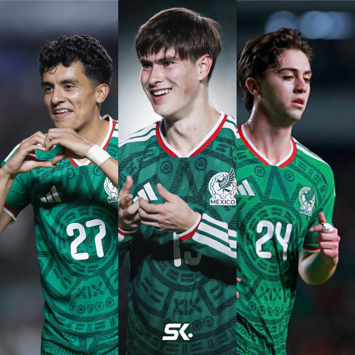 Estos tres me encanta su desempeño, tanto en <a href="/Chivas/">CHIVAS</a> como en <a href="/miseleccionmx/">Selección Nacional</a>  jugadores jóvenes de mucha calidad, talento y con un hambre enorme de triunfar 

Ojalá queden en la lista final, le dan frescura y otra cara a la Selección.