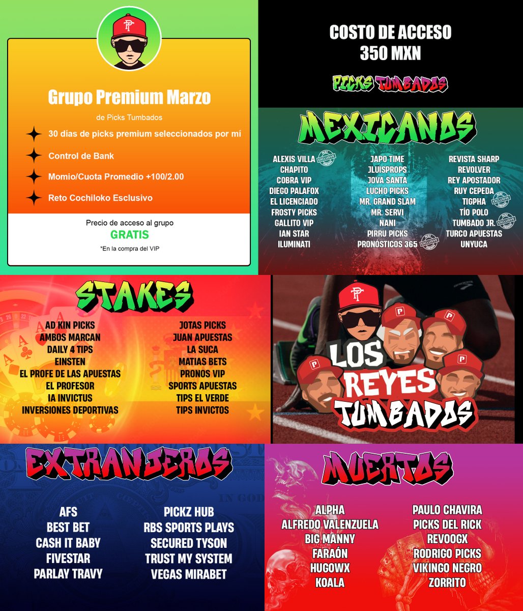 Picks Tumbados tweet media