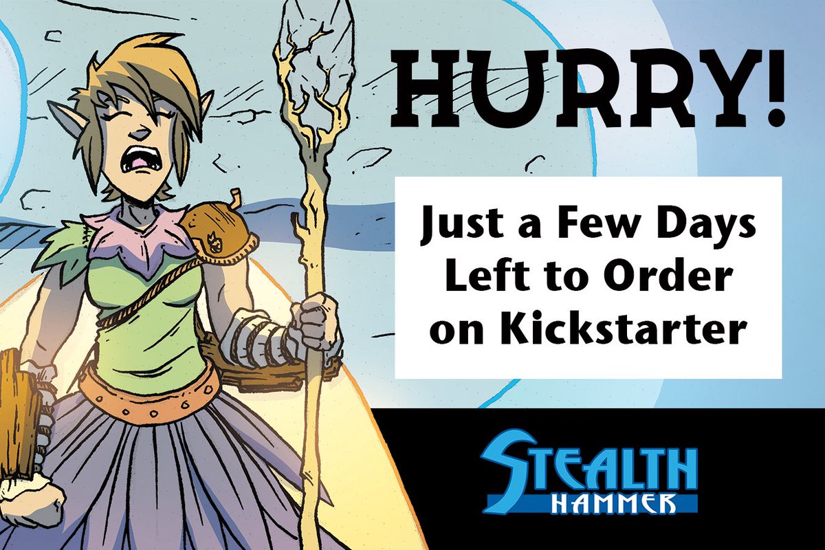 StealthHammer's tweet photo. Time is running out! Make sure to check out the Stealth Hammer Kickstarter and find a reward that works for you! 

Issues 1 through 4 are available!

https://t.co/8B4H8rpiqu

#comics #runningoutoftime #superhero #fantasy https://t.co/wRltdaD7NV