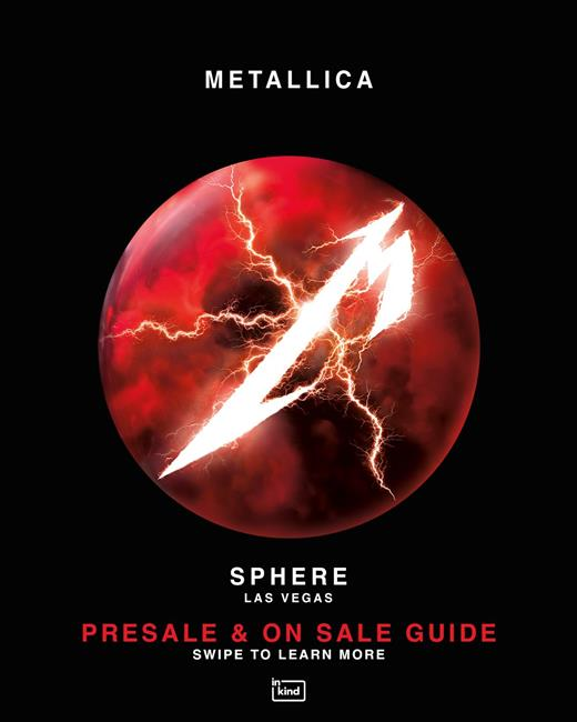 Metallica anuncia su residencia en la Sphere de Las Vegas. Esto cuestar ir👉🏻👉🏻short-url.org/1pFsl