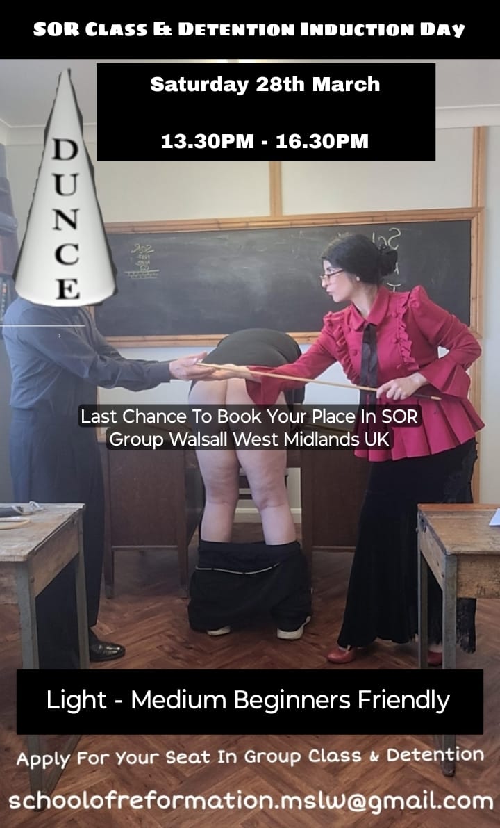 𝕲𝖔𝖛𝖊𝖗𝖓𝖊𝖘𝖘 𝕸𝖎𝖘𝖘 𝕾𝖙𝖆𝖗 𝕷𝖆𝖉𝖞 𝖂𝖚𝖑𝖋𝖗𝖚𝖓𝖆
SOR | School Of Reformation🗝️
Few spaces opened up for new student enrolment group Induction day March 28th.
Email Me with enquires. Light - medium force used beginners friendly.
schoolofreformation.mslw@gmail.com