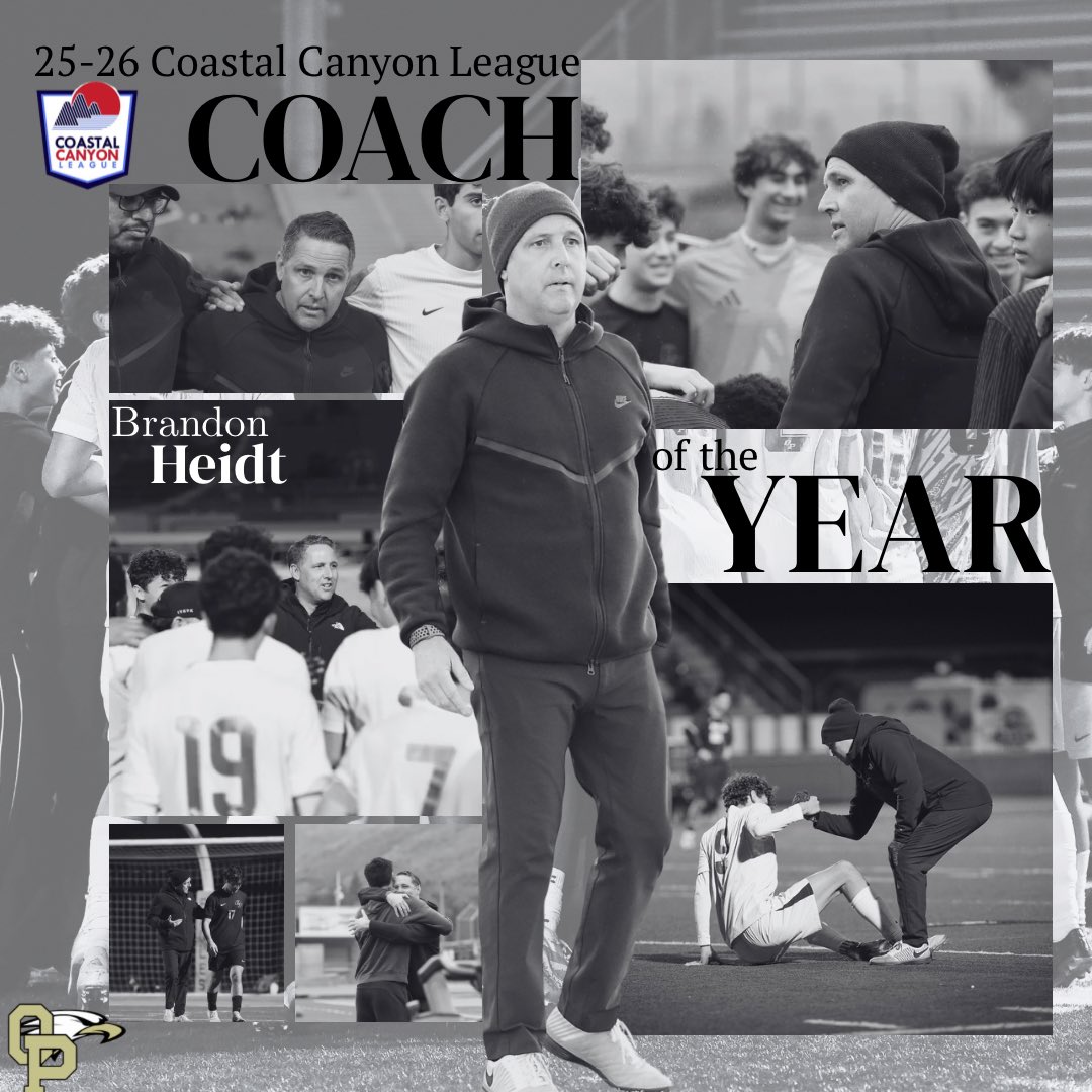 Congratulations to our Coach, Brandon Heidt, on being named 2025-2026 Coastal Canyon League Coach of the Year! 

<a href="/vcsjoecurley/">Joe Curley</a> <a href="/vcspreps/">VCS Preps</a> <a href="/OPathletics/">Oak Park Athletics</a> <a href="/Tarek_Fattal/">Tarek Fattal</a> <a href="/latsondheimer/">eric sondheimer</a> <a href="/PrepSoccer/">Prep Soccer ⚽️</a> <a href="/latimesphotos/">L.A. Times Photos</a> <a href="/latimessports/">L.A. Times Sports</a> <a href="/EliavAppelbaum/">Eliav Appelbaum</a> @kbaxer11 <a href="/CIFSS/">CIF Southern Section</a> <a href="/acornnewspaper/">The Acorn</a>