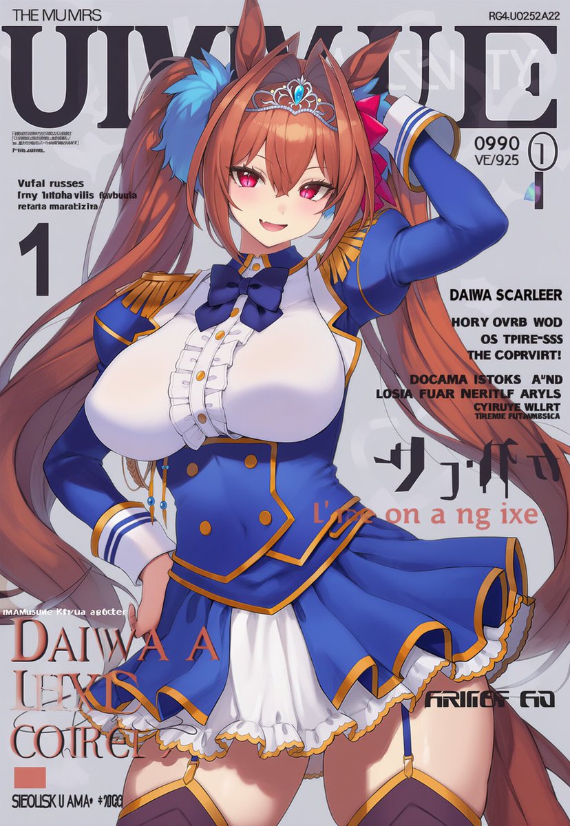 yuaizweidsc's tweet photo. おはようございます

今日は女性雑誌の日ということで、
雑誌の表紙を飾ったダスカ https://t.co/QL34uDtMhx