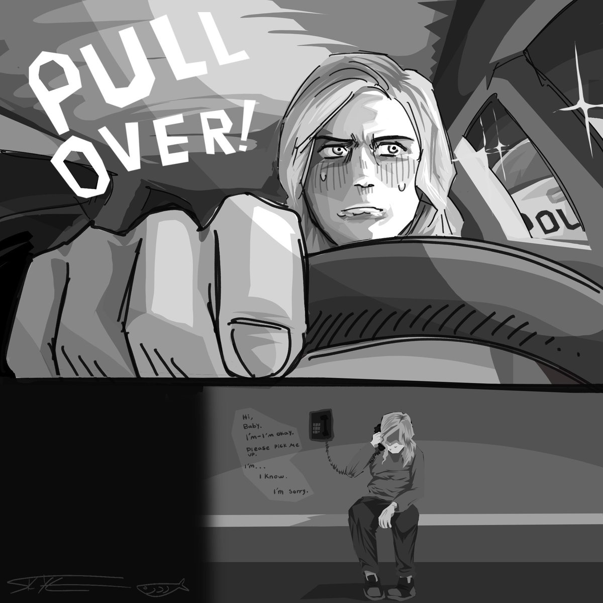 WINNINGSTR1P's tweet image. Baby’s first DUI
(Pre-canon)
#pluribus 
#sturstead