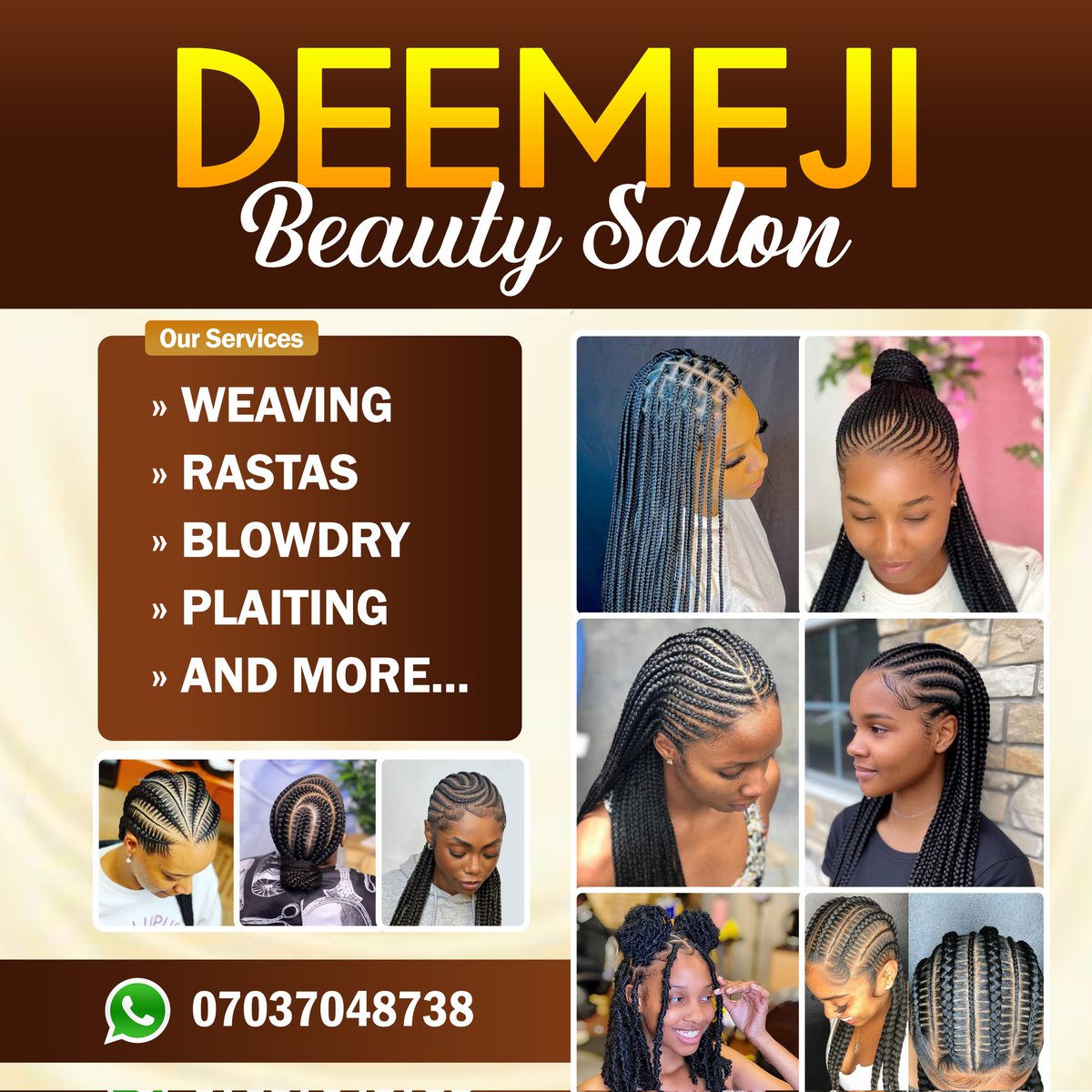 iambabvic's tweet photo. 🔴 Business inquiries 👇
DM / WhatsApp
📩 +2347066943857
Designed by

@iambabvic
•
Graphic Designer https://t.co/YefZZrFVab