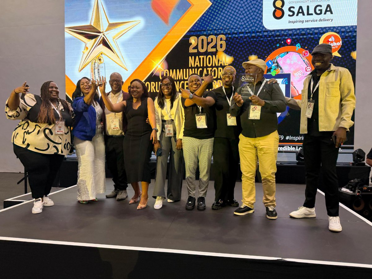 CityPowerJhb's tweet photo. #SALGA
#NCF9
#InspiringServiceDelivery
#CityPowerEngages
A remarkable milestone for the City of Johannesburg at the 2026 National Communicators Forum Awards. With nominations in six categories and two prestigious wins, Most Innovative Team (Metros) and Most Media Profiled Municipality (Media Monitoring), the City continues to set the standard for excellence in municipal communication.
Presented by the South African Local Government Association, these awards recognise strategic thinking, innovation, and impactful media engagement that enhances transparency and public confidence.
This achievement not only celebrates hard work and creativity, but also reinforces the power of purposeful communication in advancing service delivery and strengthening community trust. ^ZD