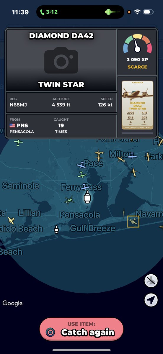 Wanderinghinlow's tweet image. #squawk7700 #diamondda #da42 #N68MJ #landinggear
Update : burning fuel off and it looks like he has a buddy watching and helping - and maybe reinforcements with a helicopter as well.