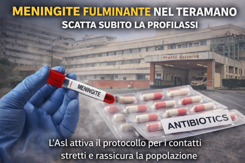 Meningite fulminante nel Teramano, scatta subito la profilassi 

GUARDA QUI:  ift.tt/uaFMtZ2