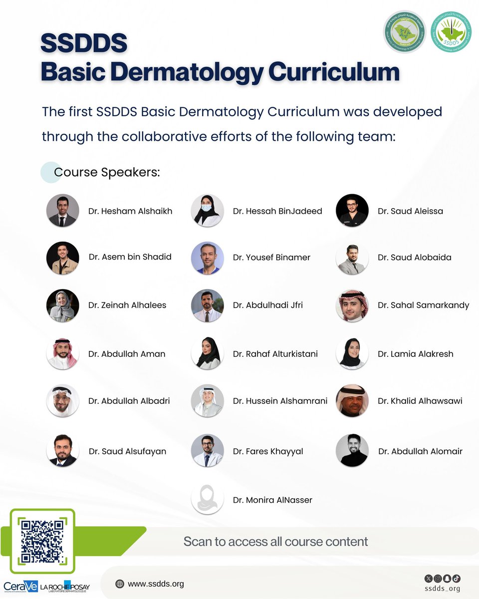 Saudi Society of Dermatology & Derm Surgery(SSDDS) tweet media