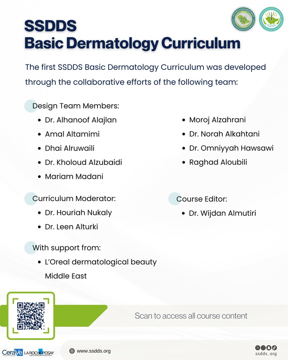 Saudi Society of Dermatology & Derm Surgery(SSDDS) tweet media