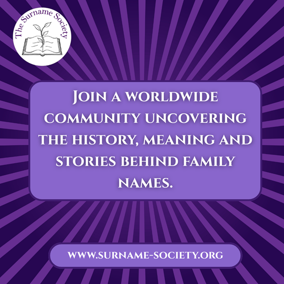 surnamesoc's tweet photo. Every surname tells a story...

Curious where yours comes from?

Start exploring with The Surname Society!

#SurnameOrigins #Genealogy #TheSurnameSociety #SurnameStudies https://t.co/IvbhlTJeKK