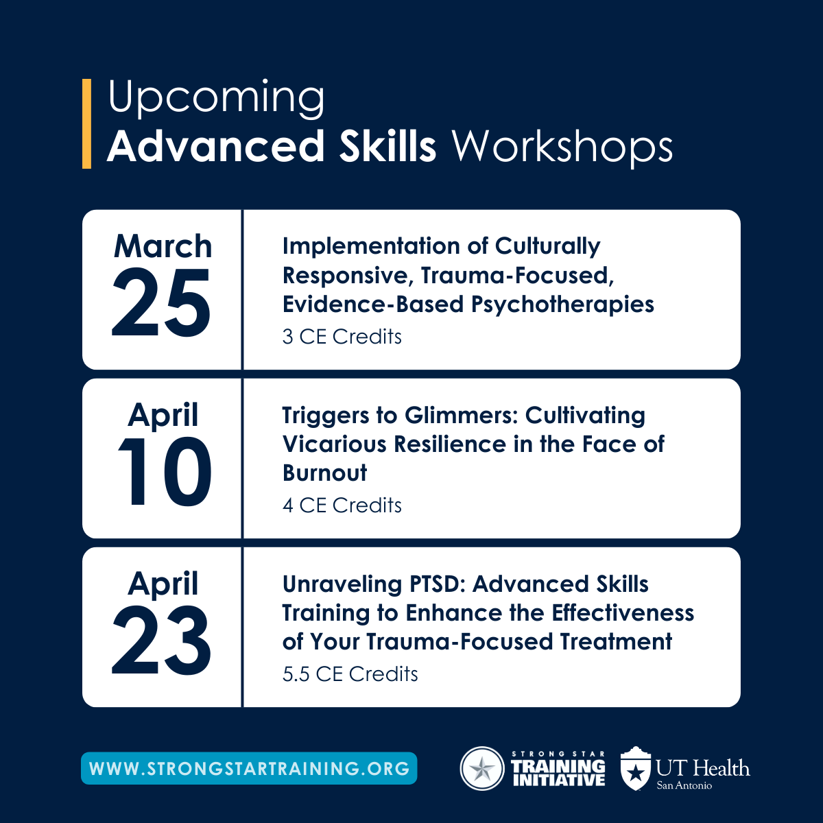 STRONG STAR Training Initiative tweet media