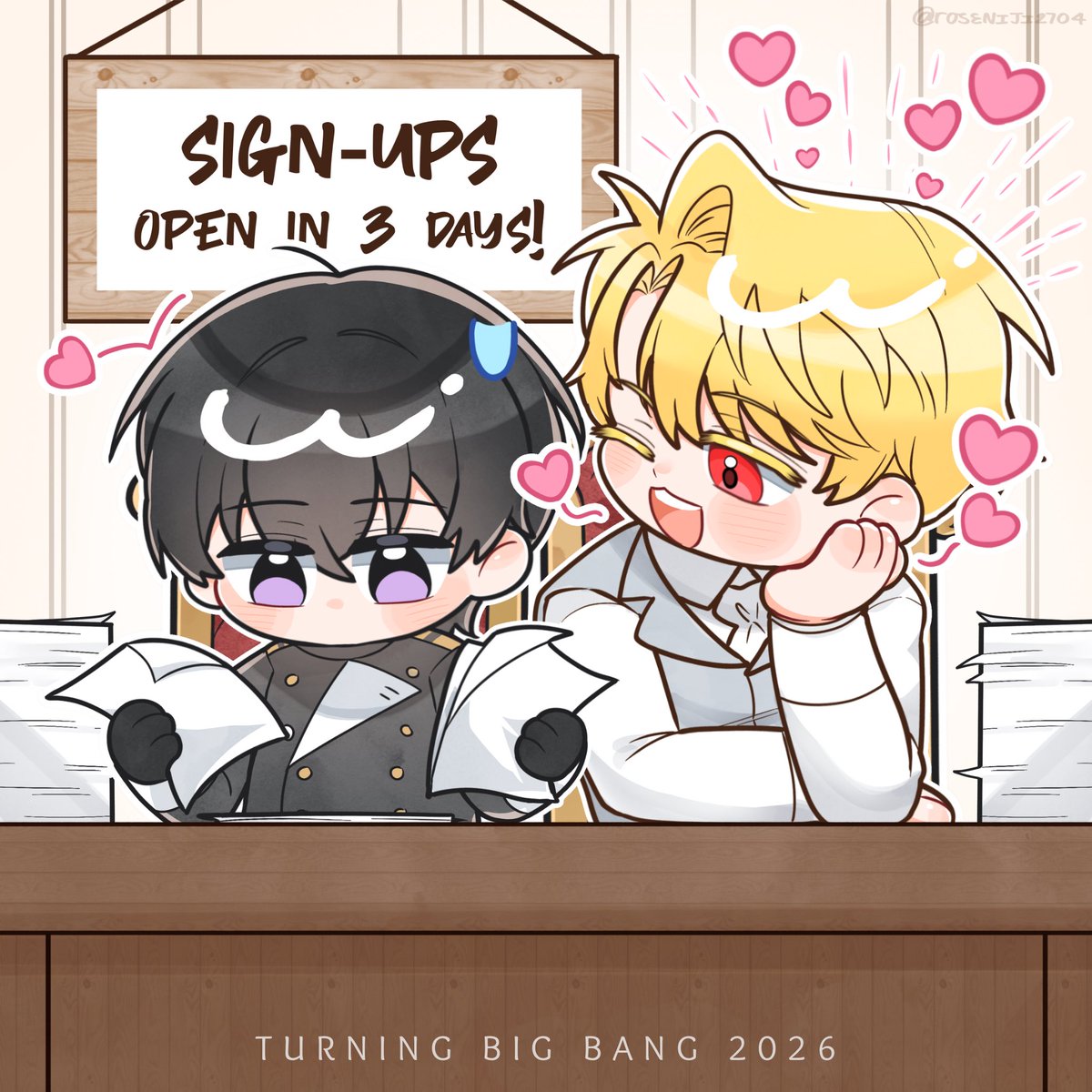 Turning Big Bang Pinch Hitter Sign-Ups Still Open! tweet media